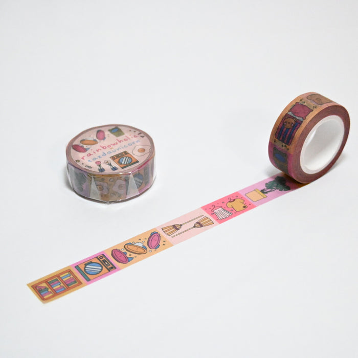 rainbowholic x Tazdaunicorn Washi Tape - House Work