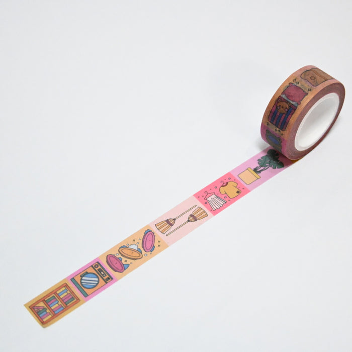 rainbowholic x Tazdaunicorn Washi Tape - House Work