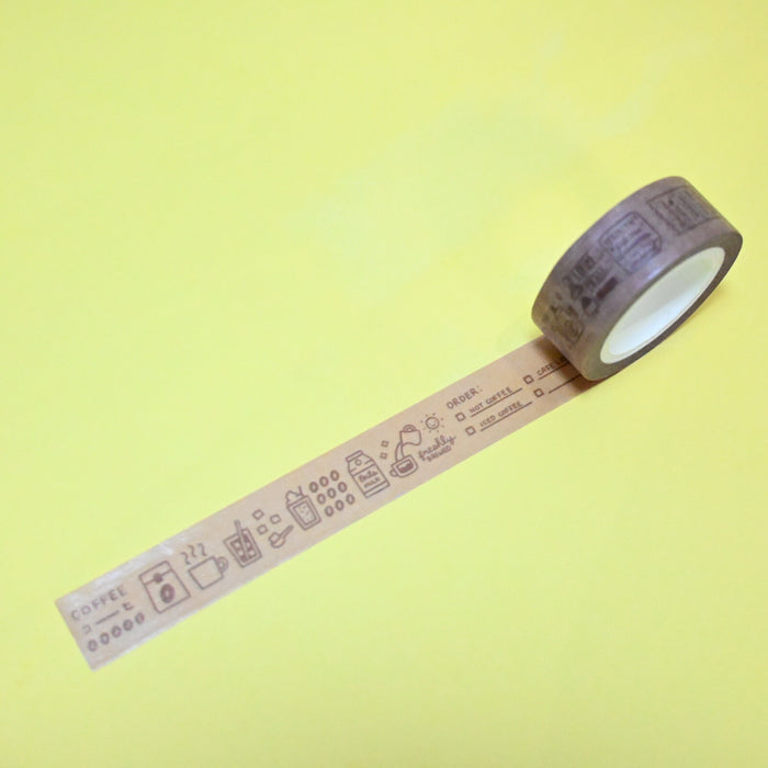 rainbowholic x Tazdaunicorn Washi Tape - Coffee Time