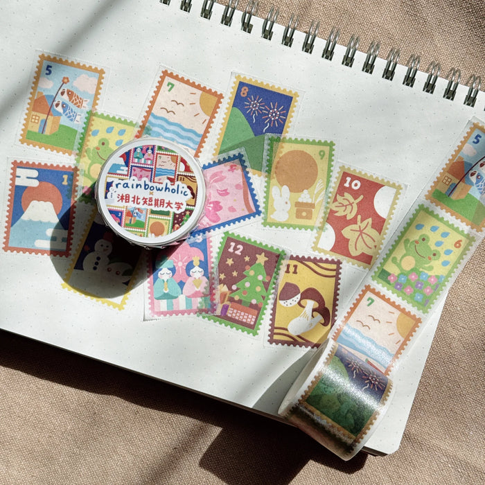 rainbowholic x Shohoku College Washi Tape - Japan Year (Perforated)