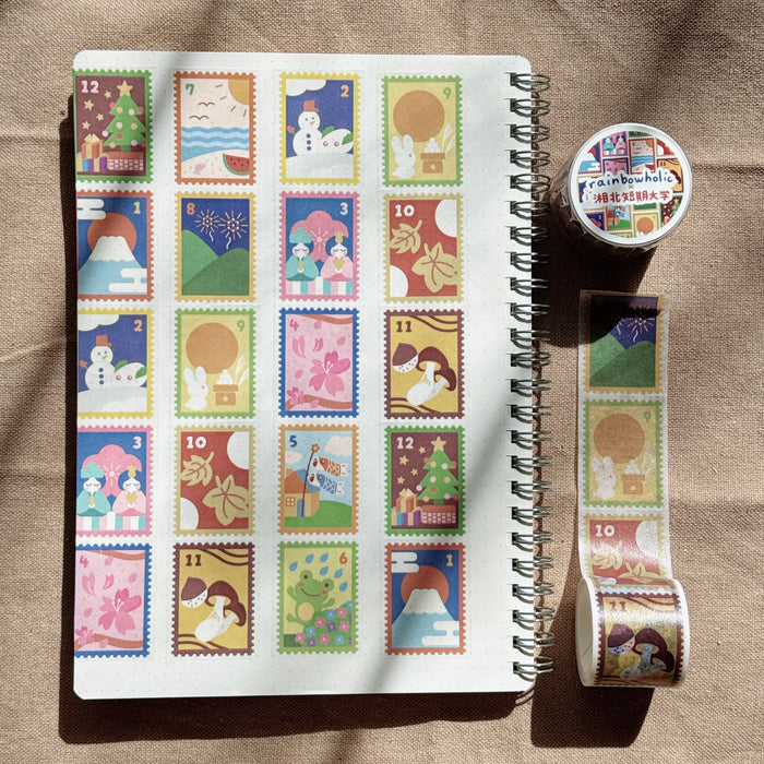 rainbowholic x Shohoku College Washi Tape - Japan Year (Perforated)