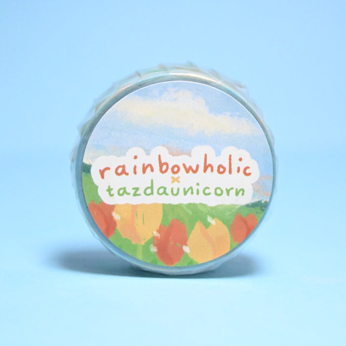 rainbowholic x Tazdaunicorn Washi Tape - Tulip Field