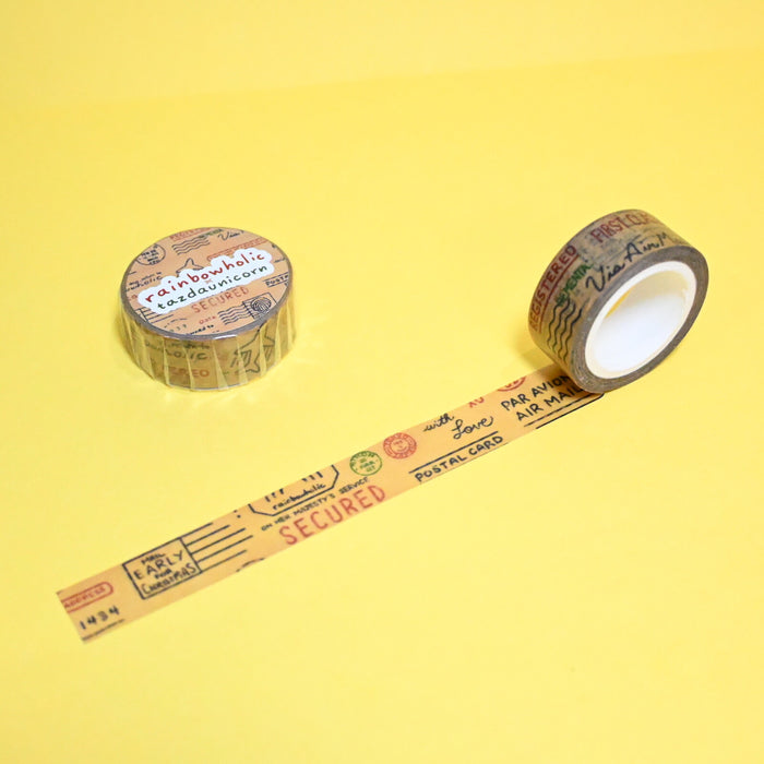 rainbowholic x Tazdaunicorn Washi Tape - Airmail Stamp
