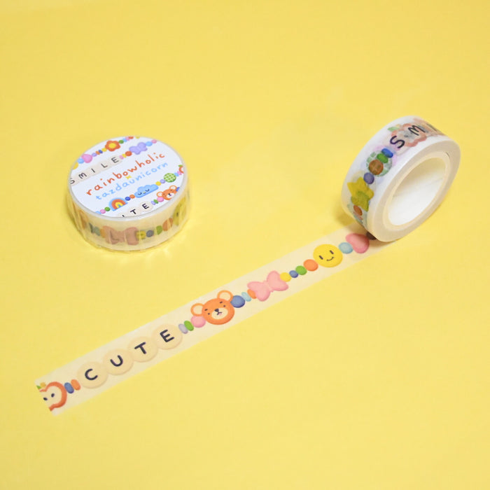 rainbowholic x Tazdaunicorn Washi Tape - Nakayoshi Bracelet