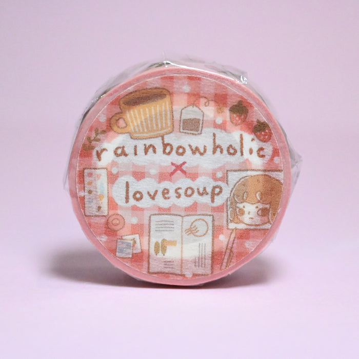 rainbowholic x lovesoup Washi Tape - Journaling Teatime