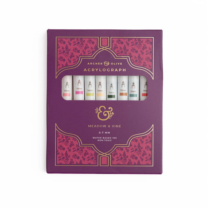 Acrylograph Pens Set of 10 - Meadow & Vine