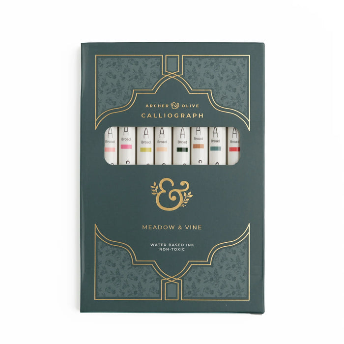 Calliograph Dual-Tipped Brush Pens Set of 10 - Meadow & Vine