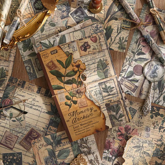 Lost Memories Collage Paper Pack - Memory Archive