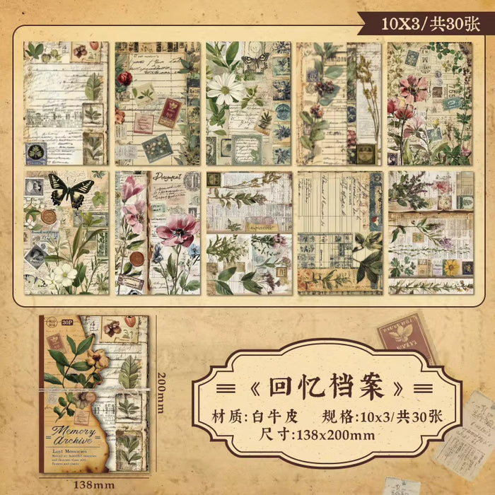 Lost Memories Collage Paper Pack - Memory Archive