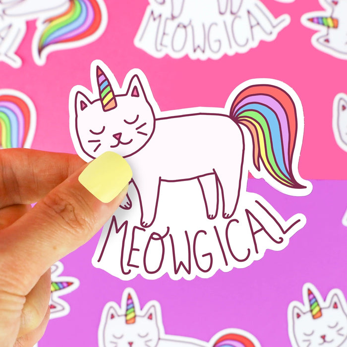 Meowgical Cat Vinyl Sticker