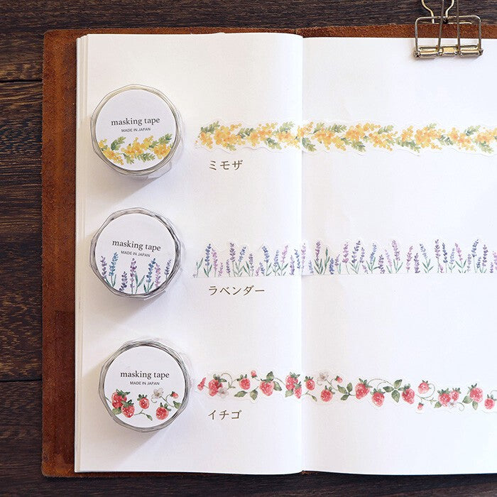 Mind Wave Japan 'Palette' Series Die Cut Washi Tape - Strawberry