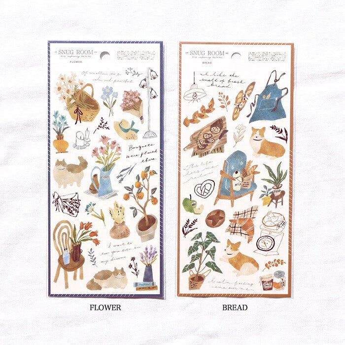 Mind Wave 'Snug Room' Series Stickers - Bread
