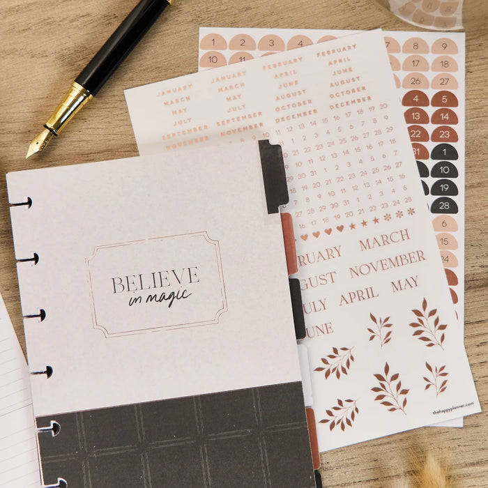 The Happy Planner MINI Undated Calendar Extension - Modern Charm