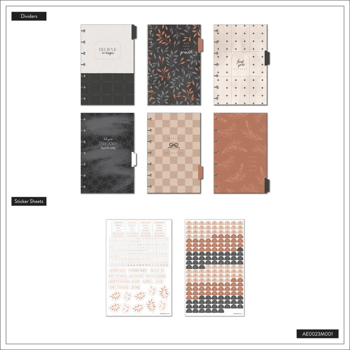 The Happy Planner MINI Undated Calendar Extension - Modern Charm