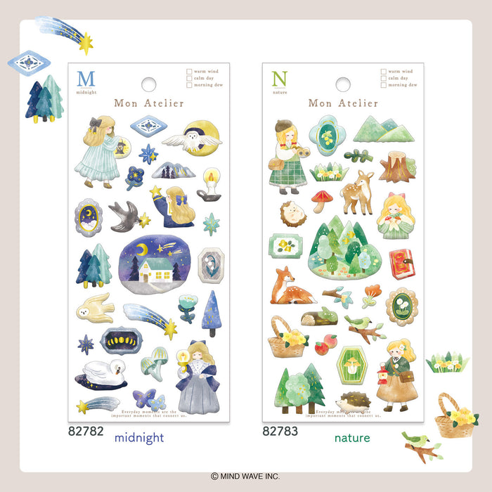Mind Wave 'Mon Atelier' Series Stickers - Nature