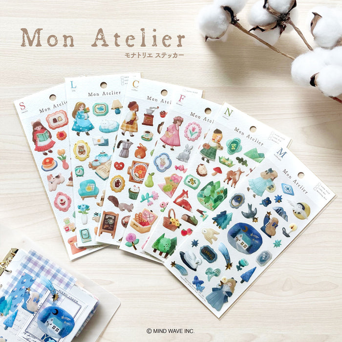 Mind Wave 'Mon Atelier' Series Stickers - Midnight