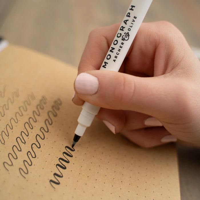 Monograph Brush Pens - Set of 3