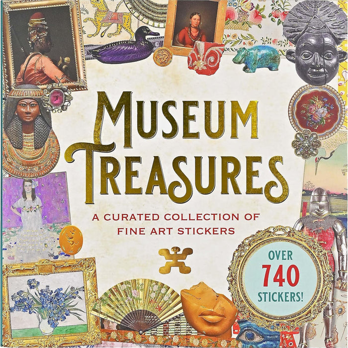 Museum Treasures Sticker Book - Over 740 Stickers!