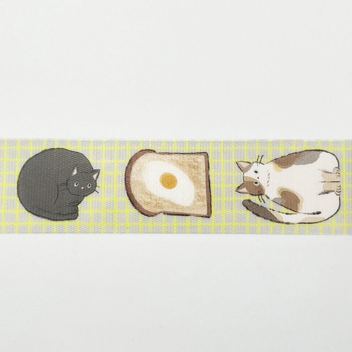 PET Cloth Tape - Cats & Bread