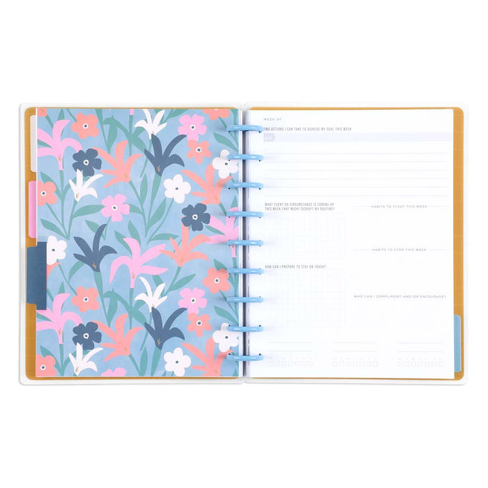 The Happy Planner 'Bold Tiles' CLASSIC Guided Fitness Journal