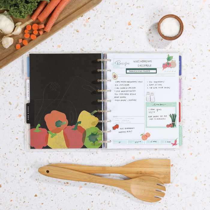 The Happy Planner 'Cooking 101' CLASSIC RECIPE Organiser