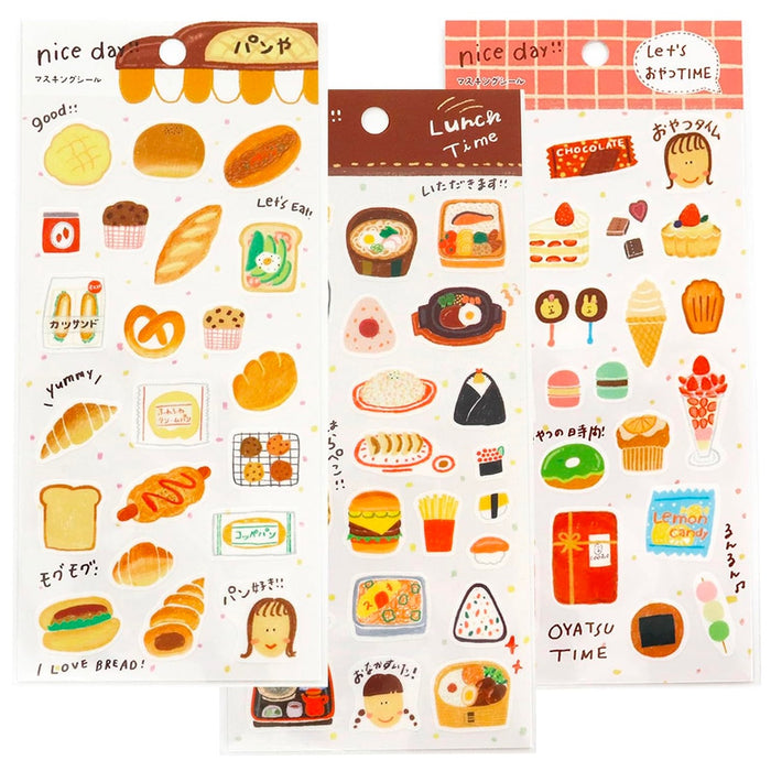 SAIEN x Tomatomayu Nice Day Stickers - Lunch Time
