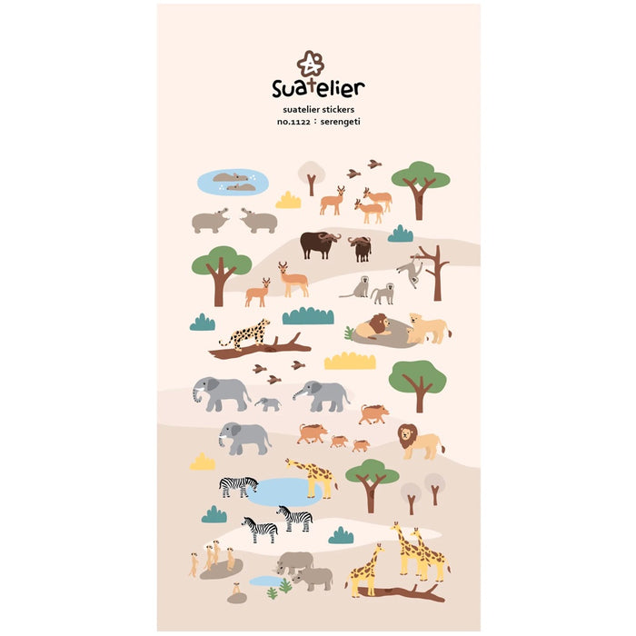 Suatelier Stickers - No.1122 Serengeti
