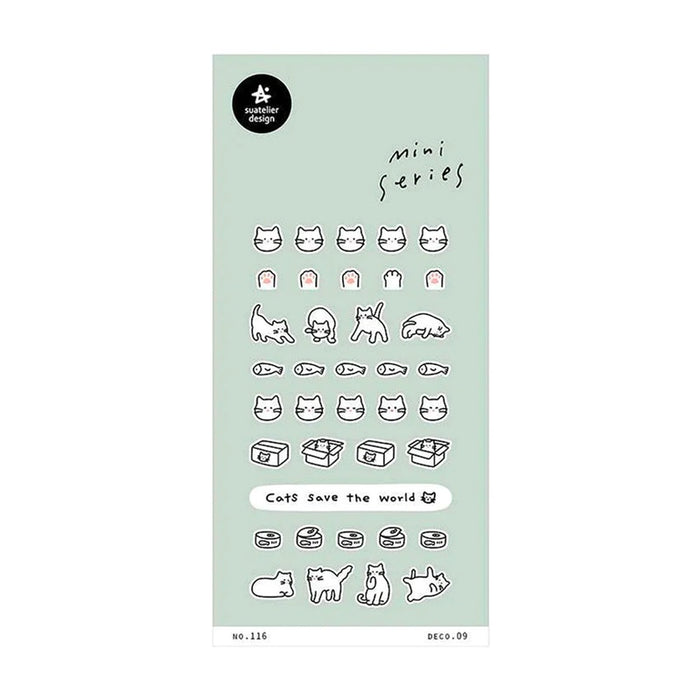 Suatelier Mini Series Stickers - No.116 Deco.09