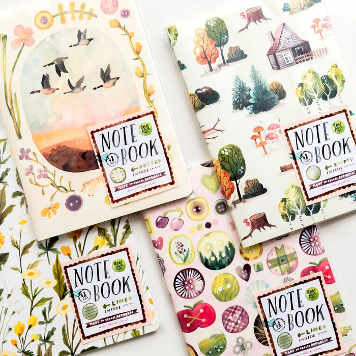 A5 Dotted Notebook — Wild Geese