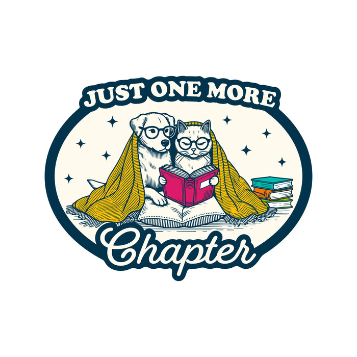 One More Chapter Vinyl Sticker