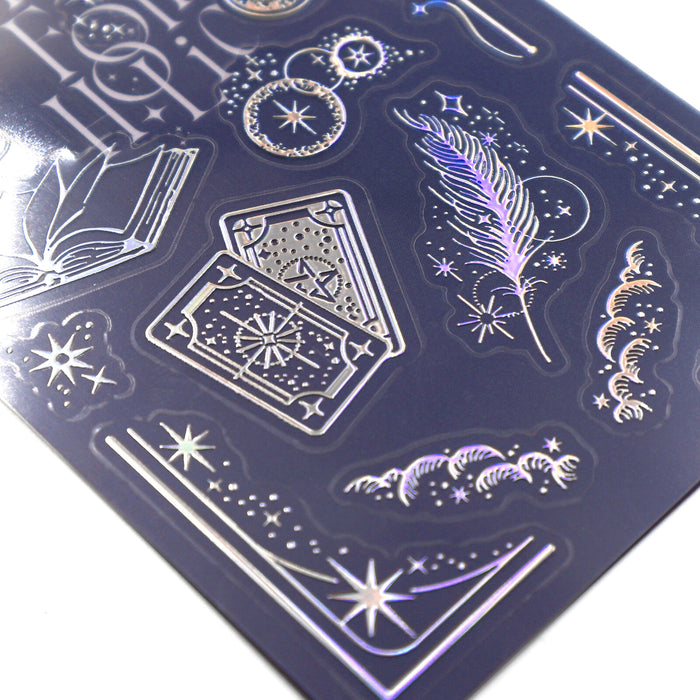 Clear Foiled Stickers - Last Night