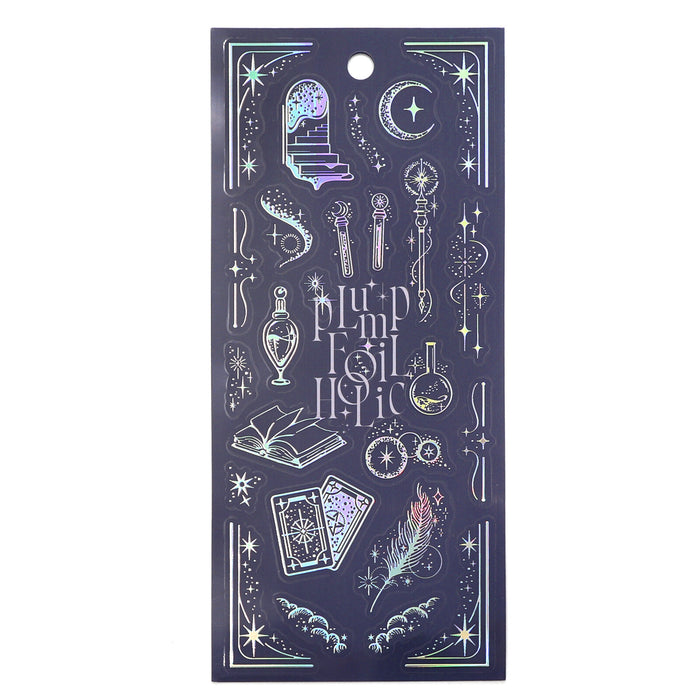 Clear Foiled Stickers - Last Night