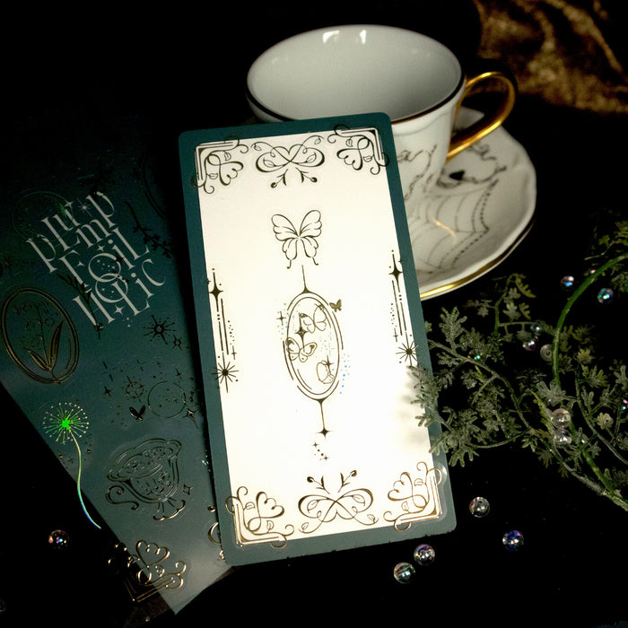 Clear Foiled Stickers - Fairy Garden