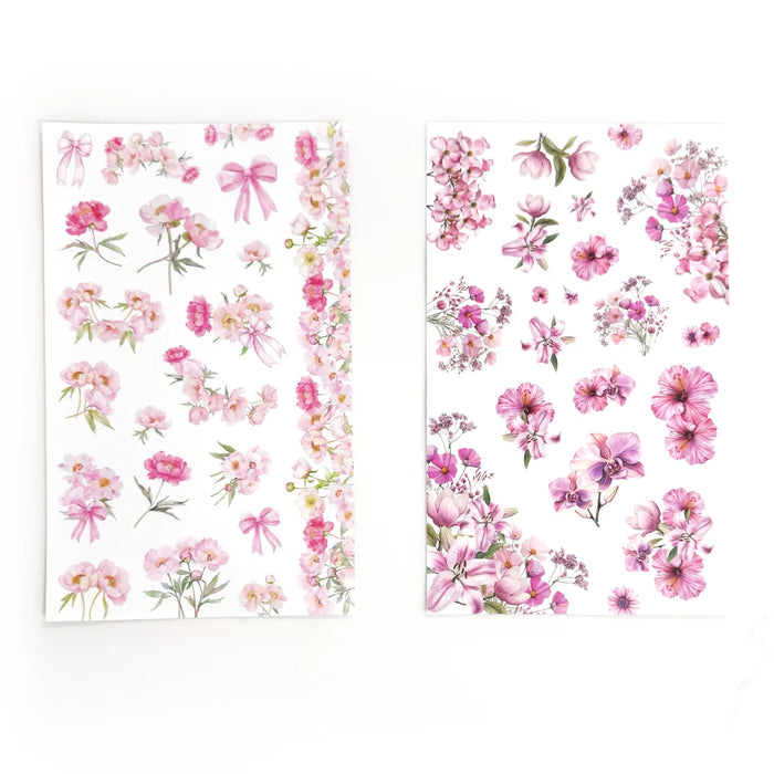 Pink Florals Sticker Book