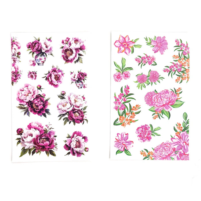 Pink Florals Sticker Book