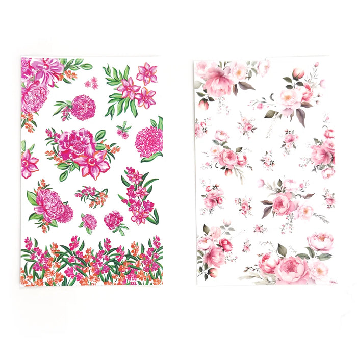 Pink Florals Sticker Book