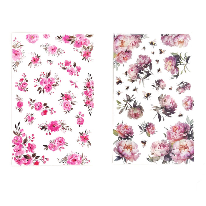 Pink Florals Sticker Book