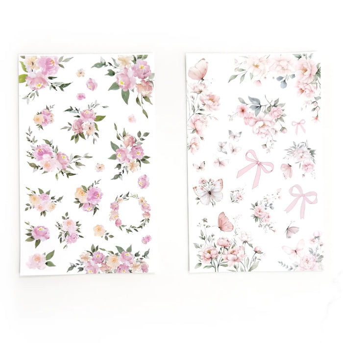 Pink Florals Sticker Book
