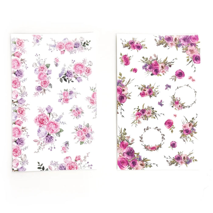Pink Florals Sticker Book
