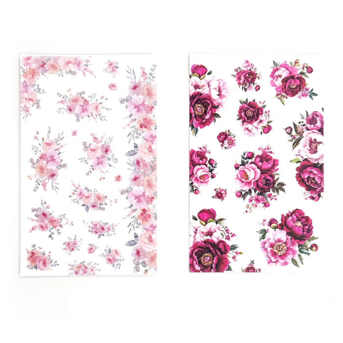 Pink Florals Sticker Book