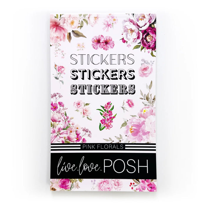 Pink Florals Sticker Book