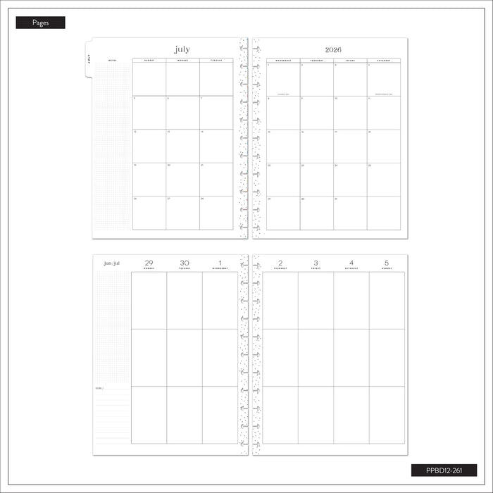 The Happy Planner 2026-2027 'Country Charm' BIG 12-Month Planner - Vertical Layout