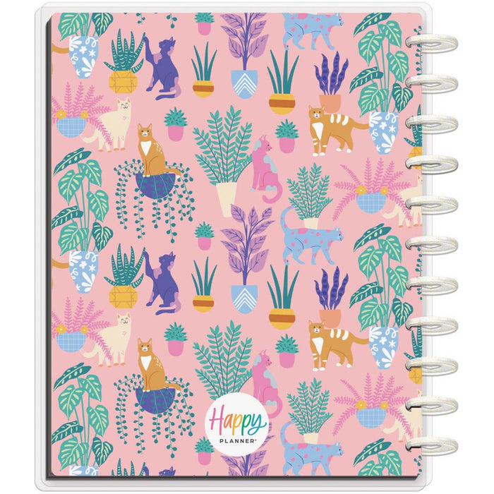 The Happy Planner 2024-2025 'Whimsical Whiskers' BIG LINED VERTICAL Happy Planner - 18 Months