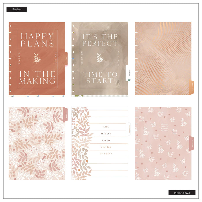 The Happy Planner 2026-2027 'Dune Hues' BIG 18-Month Planner - Horizontal Layout