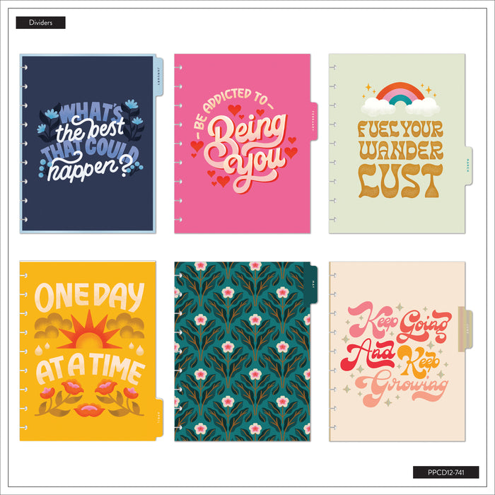 The Happy Planner 2027 'Bright Seasons' CLASSIC 12-Month Planner - Dashboard Layout