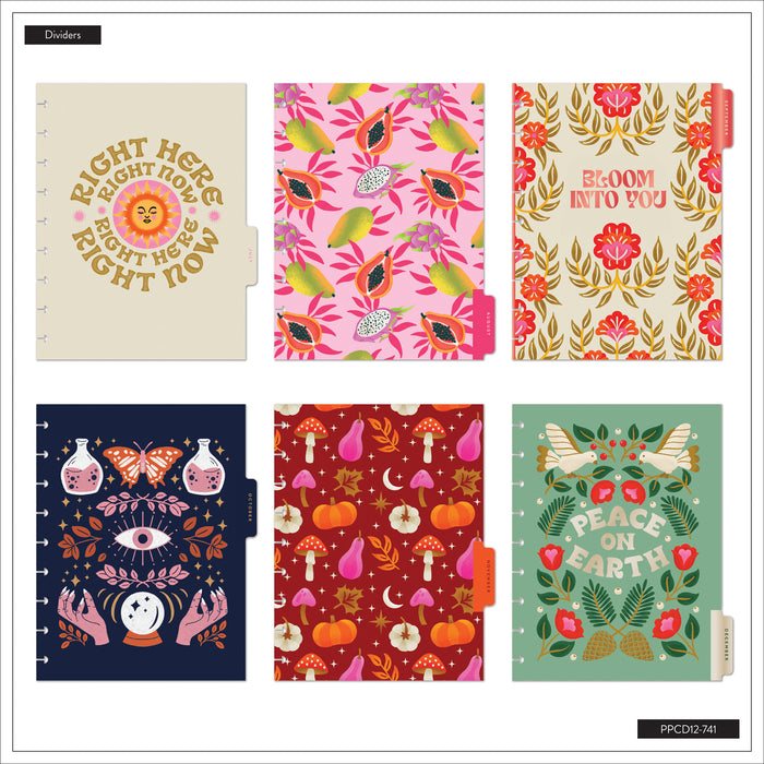 The Happy Planner 2027 'Bright Seasons' CLASSIC 12-Month Planner - Dashboard Layout