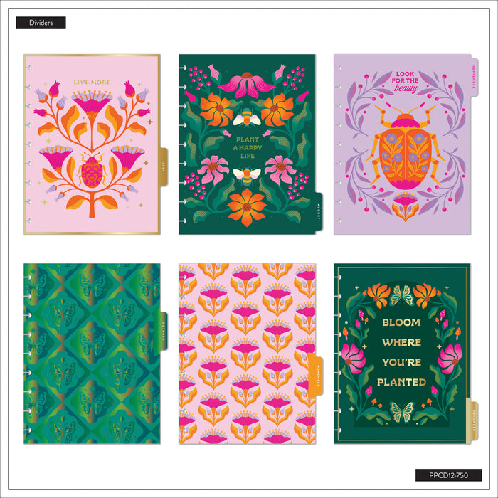 The Happy Planner 2027 'Hive & Bloom' CLASSIC 12-Month Planner - Vertical Layout