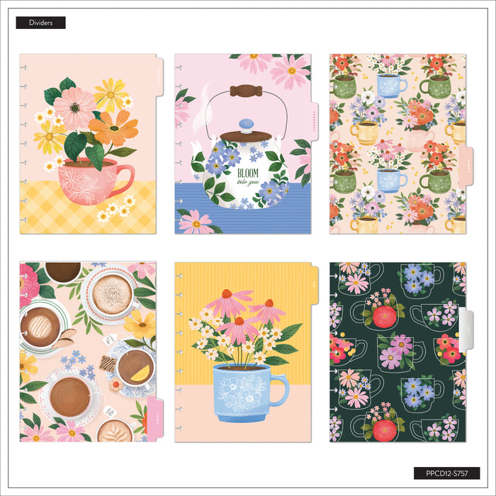 The Happy Planner 2027 'Petal Press' Chenille CLASSIC 12-Month Planner - Dashboard Layout