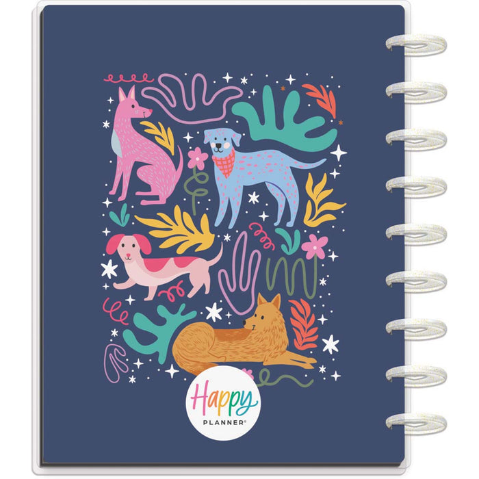 The Happy Planner 2024-2025 'Playful Pups' CLASSIC VERTICAL Happy Planner - 18 Months