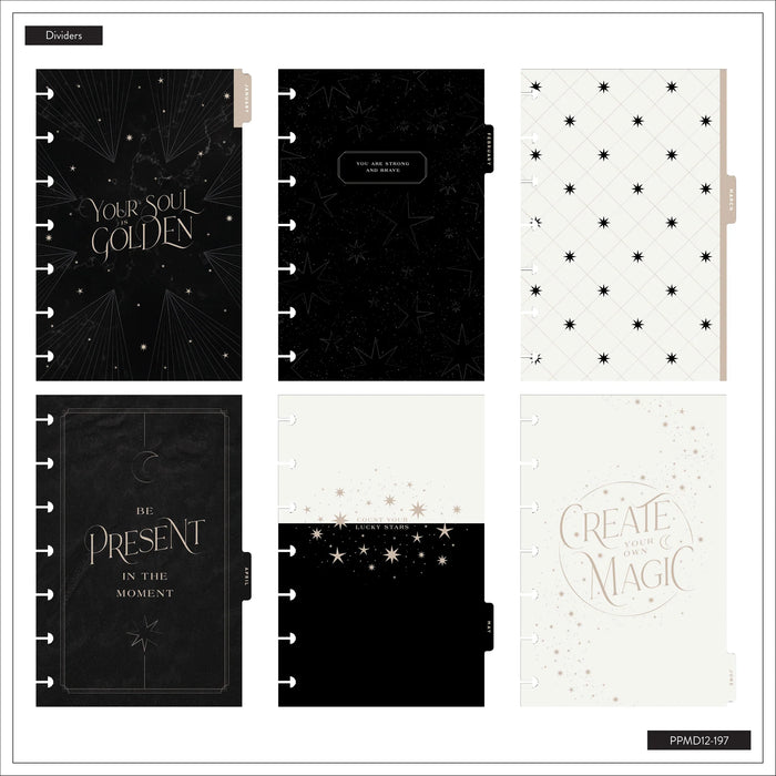 The Happy Planner 2026-2027 'Eternal Stars' MINI 12-Month Planner - Dashboard Layout